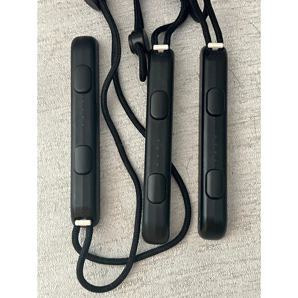 Nintendo Switch Joy-Con Wrist Straps Black HAC-014 Lot of 3 Replacement Straps